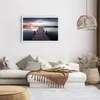 Gerahmtes Poster - Weißer Rahmen - Fußgängerbrücke See Produktbild-Vorschau 7