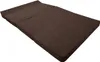 A brown folding mattress on a white background. Produktbild-Vorschau