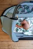 DERYAN BabyBox Campingbett - Babyzelt - Himmelblau Produktbild-Vorschau 7
