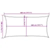 Vela Parasole 160 g/m² Nera 2x4 m in HDPE Anteprima dell’immagine prodotto 9
