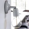 Porcelánové nástěnné svítidlo E27, kovový kloub, bílá Náhled obrázku produktu 2