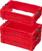 Two red Qbrick System Pro Box Extender 2.0 modules stacked on top of each other. Anteprima dell’immagine prodotto