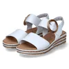 Gabor 44.550 Damen Sandalette - Riemchen Sandalen weiß Produktbild-Vorschau 43