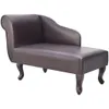 vidaXL Chaiselongue simili cuir marron Voir les images du produit 6