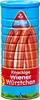 A can of sausages with a landscape scene at the bottom. Náhľad obrázku produktu