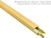 Kabelkanal 40x40 mm Buche Holzoptik hell – 1 m – zum Produktbild-Vorschau 3