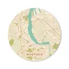 MuchoWow® Mauspad Mousepad Karte - Rostock - Vintage - Produktbild-Vorschau 1