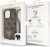 The image shows the packaging of a Guess crossbody phone case bundle. The packaging is open, revealing the phone case and a strap inside. The right side of the packaging displays instructions and product information. Náhled obrázku produktu