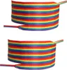 Regenbogen Schnürsenkel - Regenbogen Gestreift - 160 cm Produktbild-Vorschau 1