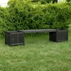 Banc de jardin avec 2 bacs à fleurs Banc de jardin 2en1 Bac Voir les images du produit 7