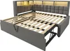 MODFU Tagesbett 90x200 mit Ausziehbett,Polsterbett mit Produktbild-Vorschau 9