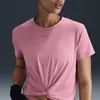 Nike W Nk One Classic Twst Ss Elemental Pink/Black Podgląd zdjęcia produktu 7
