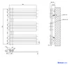 EMKE Sèche-serviettes Radiateur de salle de bains Radiateur Voir les images du produit 7