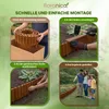 Floranica Rasenkante Beeteinfassung 30 x 100 cm Braun Produktbild-Vorschau 8