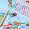 LanGuo Acrylmarker-Set mit 288 Farben – Pinselspitze, Produktbild-Vorschau 6