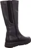 A black leather boot shown from the side against a white background. Produktbild-Vorschau