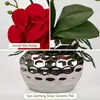 Umělá orchidej Phalaenopsis, výška 44 cm, červená, v Náhled obrázku produktu 5