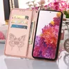 Galaxy S20 FE 4G Hülle, Schmetterling Prägung Flip Leder Produktbild-Vorschau 5