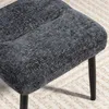 HOMCOM Sitzhocker Hocker mit weichem Sitzkissen Stahlbeinen Produktbild-Vorschau 8