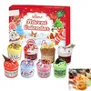 Kinder-Adventskalender Kuchen-Edition,DIY-Slime-Set mit 8 Produktbild-Vorschau 1