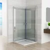 MIQU Duschkabine 80x80x195 cm Dusche Duschwand 180° Produktbild-Vorschau 3