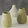 Blumenvase aus Keramik im 3er Set Mattes Design Mehrfarbig Produktbild-Vorschau 2
