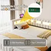A bed with integrated lighting and charging ports. Náhled obrázku produktu