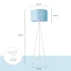 Stehlampe Wohnzimmer Modern E27 Leselampe Stehleuchte Produktbild-Vorschau 3