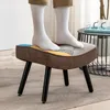 Hocker für Loungesessel Patchwork Sessel Ohrensessel Produktbild-Vorschau 2