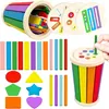 Montessori-Spielzeug – Ab 1 Jahr – 1 Form – Holzfarben – Produktbild-Vorschau 1