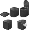 Faltbare Mobil Toilette 150kg ABS 34,5x29x31,5cm Camping WC Produktbild-Vorschau 5