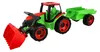 Lena GIGA TRUCKS Traktor mit Frontlader und Anhänger, Produktbild-Vorschau 9