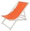 Liegestuhl Strandliege Weiß Gartenliege Klappbar Produktbild-Vorschau 1