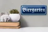 Blechschild Biergarten, 27 x 10 cm, Blechschilder Spruch Produktbild-Vorschau 3