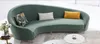 Rund Sofa Modernes Sofa Wohnlandschaft Zimmer Möbel Produktbild-Vorschau 3