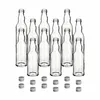 set di 12 bottiglie in vetro da 200 ml con tappo argentato Anteprima dell’immagine prodotto 1