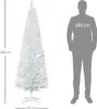 HOMCOM Weihnachtsbaum Tannenbaum mit Kunststoffständer 390 Produktbild-Vorschau 3
