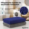 Komfortec Saunahandtuch 2er Set 80x200cm 100% Baumwolle Produktbild-Vorschau 3