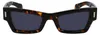 Salvatore Ferragamo Rechteckige Damen-Sonnenbrille im Produktbild-Vorschau 8