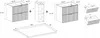 Diagrams and illustrations showing dimensions and assembly of bathroom furniture components. Voir les images du produit