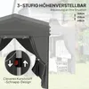 Outsunny Pavillon 2,5x2,5m wasserabweisend Stabil Produktbild-Vorschau 5