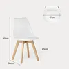 BEALIFE 6er Set Esszimmerstühle,  skandinavisches Design, Produktbild-Vorschau 2