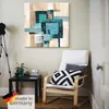 ARTland Leinwandbild Abstrakte Karos Größe: 50x50 cm Produktbild-Vorschau 5