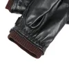 Leder Handschuhe Herren Winter Schwarz, Warm Produktbild-Vorschau 7