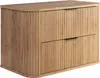 Badezimmerschrank, Gold Craft Eiche, Schwarze Griffe, 80,4 Produktbild-Vorschau 2