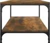 vidaXL Konferenčný stolík Smoked Oak 100x50x40 cm Materiál Náhľad obrázku produktu 5