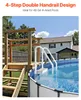 VEVOR Poolleiter, Kunststoff-Pooltreppe mit 2 Handläufen, 4 Produktbild-Vorschau 2