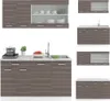 Küchenzeile Vicco R-Line Edelgrau 140 cm , AP Eiche, Model Produktbild-Vorschau 9