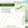 TTL GARDEN Folientunnel Set Flex L 20 6x2,5m mit PE Folie Produktbild-Vorschau 4