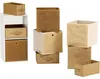 Aufbewahrung Korb Geflecht beige 31x31x31 cm Produktbild-Vorschau 3
